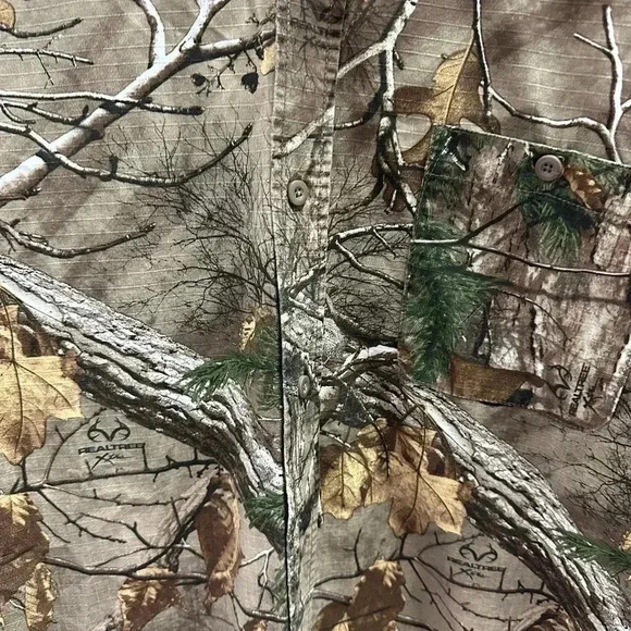 Vintage RedHead  Camouflage Button-up Large - Picture 4 of 4